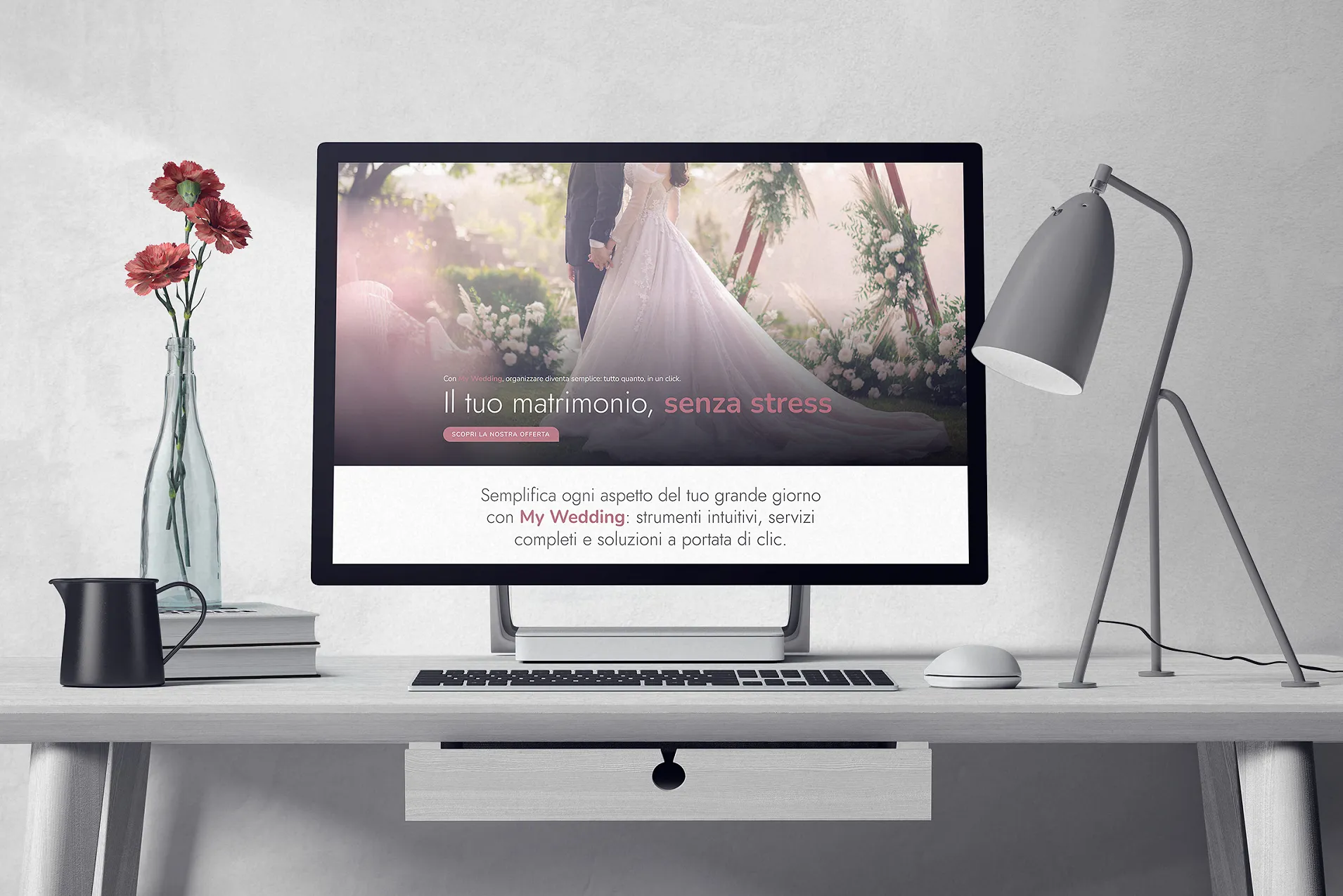 Mockup progetto per My Wedding